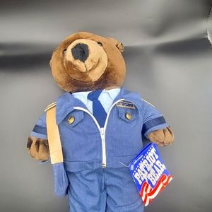 Vintage 1986 - Patriot Bear - US Postal Service Mail Carrier - 20"